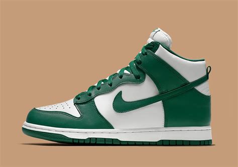 nike dunks team green|green Nike dunks high tops.